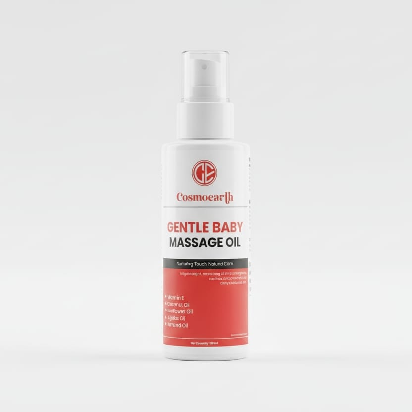 Cosmoearth Gentle Baby Massage Oil – Enriched with Vitamin E - 100ml