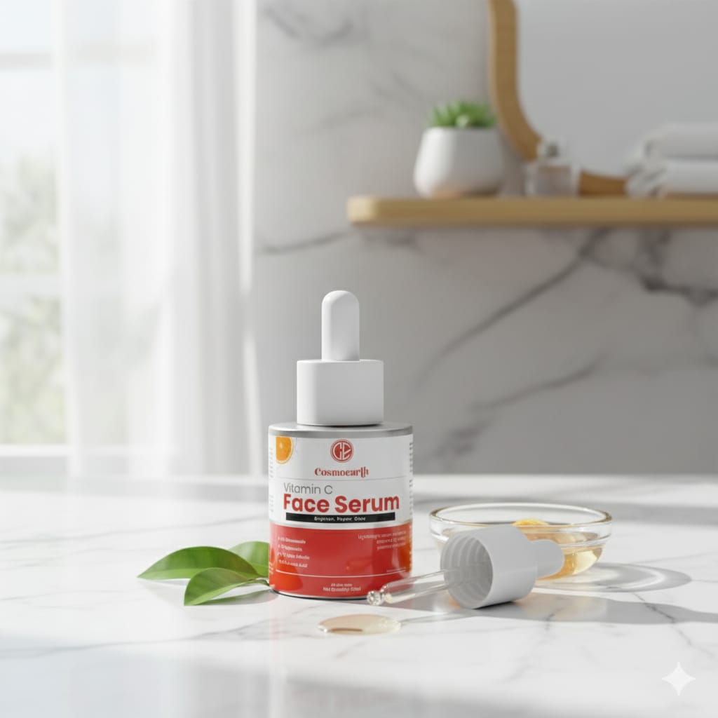 Cosmoearth Vitamin C Face Serum - Brighten, Repair & Glow - 30ml