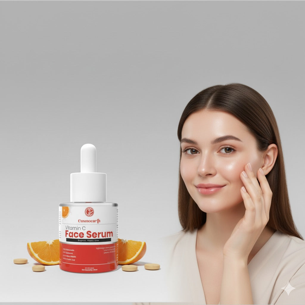 Cosmoearth Vitamin C Face Serum - Brighten, Repair & Glow - 30ml