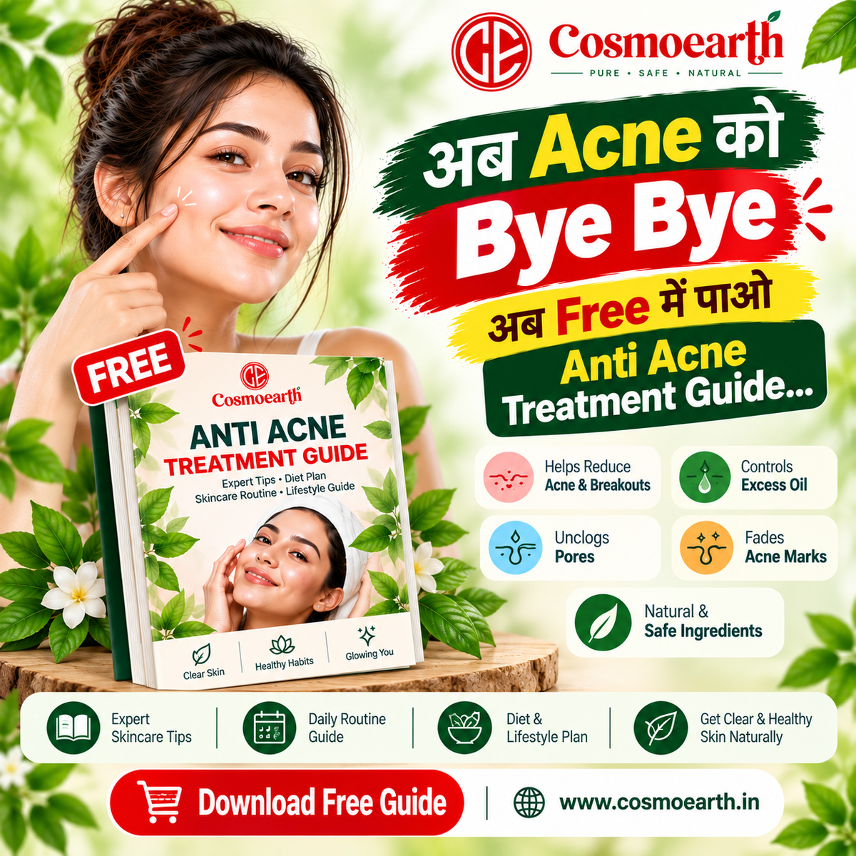 Anti Acne Treatment Guide – Complete Skincare, Diet & Lifestyle Guide